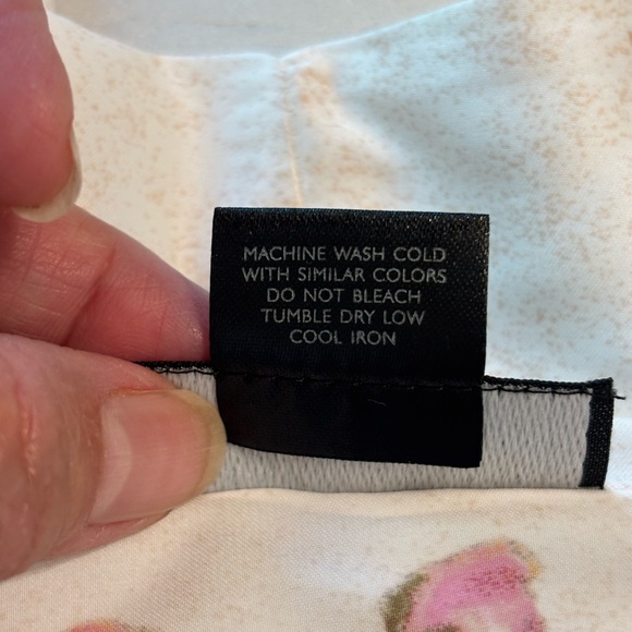 Natori Charmeuse Floral Print Kimono Wrap Robe Size Small - Picture 9 of 13